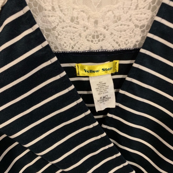 Classic, cute blue and white summer dress - Picture 2 of 3